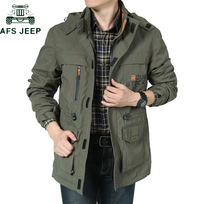 AFS JEEP Brand Clothing Bomber Jacket Men Autumn Winter Multi-pocket Waterproof Military tactical Jacket Windbreaker Men Coat
AFS JEEP Brand Clothing Bomber Jacket Men Autumn Winter Multi-pocket Waterproof Military tactical Jacket Windbreaker Men Coat