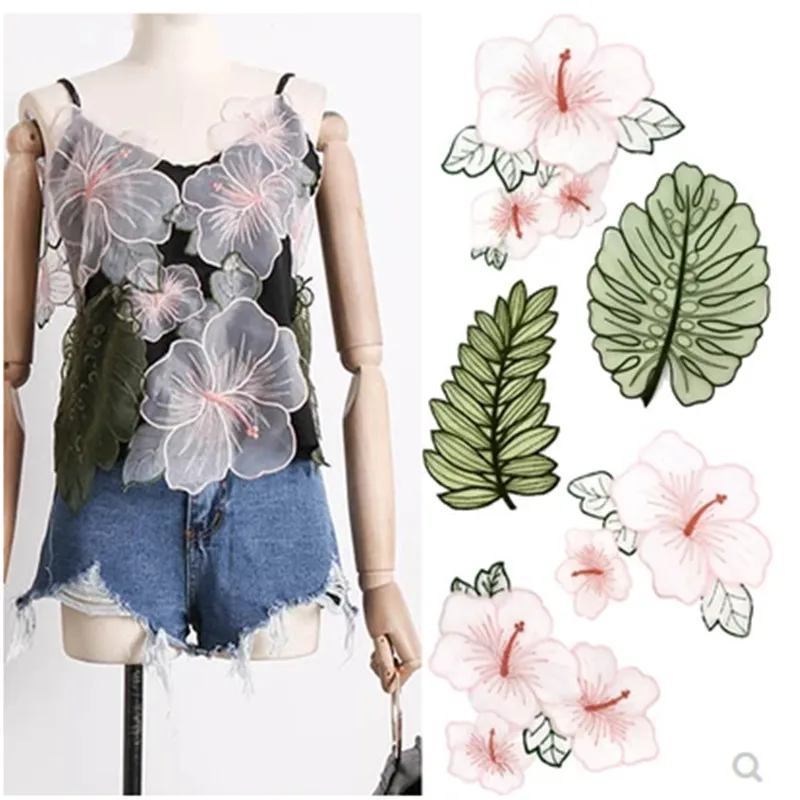 Embroidered organza lace patch applique accessories clothes pants decorative cloth stickers flower leaf pattern to be sewn
Embroidered organza lace patch applique accessories clothes pants decorative cloth stickers flower leaf pattern to be sewn