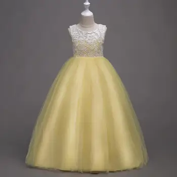New High Quality Flower Girls Gown Christening Children Clothes Bow Floral Princess Wedding Evening Dresses Girl Teenage Costum
New High Quality Flower Girls Gown Christening Children Clothes Bow Floral Princess Wedding Evening Dresses Girl Teenage Costum