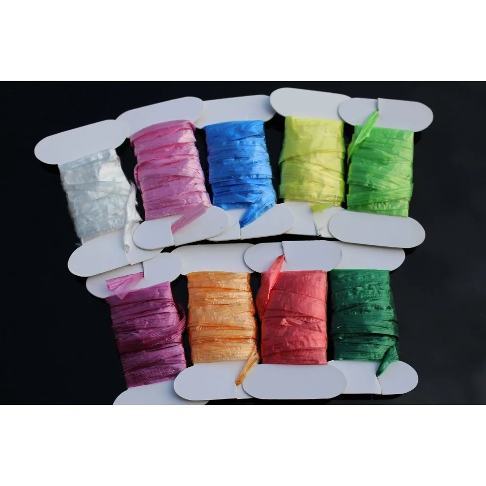 Tigofly 9 Colors Straw Raffia for Tying Wing Cases Shell Backs Nymphs Scud Fly Fishing Tying Materials
Tigofly 9 Colors Straw Raffia for Tying Wing Cases Shell Backs Nymphs Scud Fly Fishing Tying Materials
