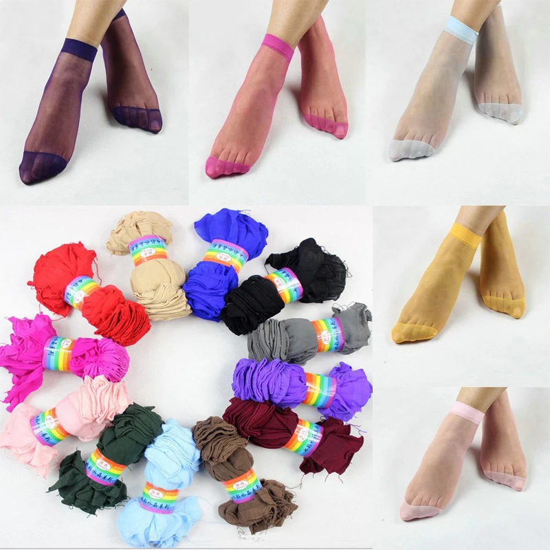 Hot Sale 10 Pairs 14Colors Fashion Women Girls Popular Casual Short Summer Transparent Elastic Crystal Silk Socks
Hot Sale 10 Pairs 14Colors Fashion Women Girls Popular Casual Short Summer Transparent Elastic Crystal Silk Socks