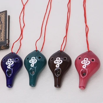 New Small siz 6 Hole Ocarina Ceramic Alto A C Glaze Musical Instrument Flute Gift
New Small siz 6 Hole Ocarina Ceramic Alto A C Glaze Musical Instrument Flute Gift