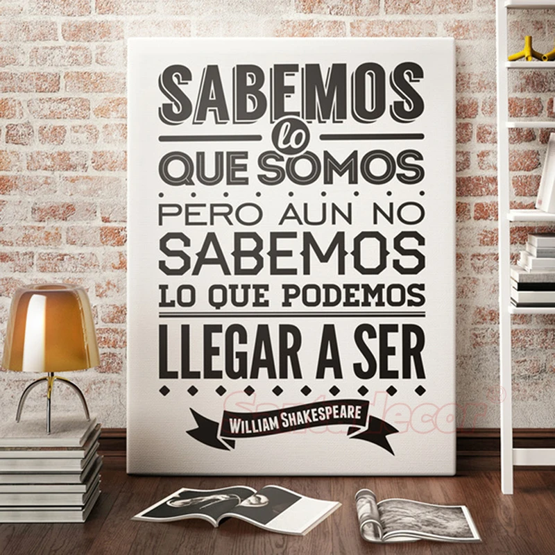 Stickers-muraux We Know What We Are Vinyl Wall Decor Shakespeare Wall Art Decal Home Decor Poster House Decoration 40 cm x 58cm
Stickers-muraux We Know What We Are Vinyl Wall Decor Shakespeare Wall Art Decal Home Decor Poster House Decoration 40 cm x 58cm