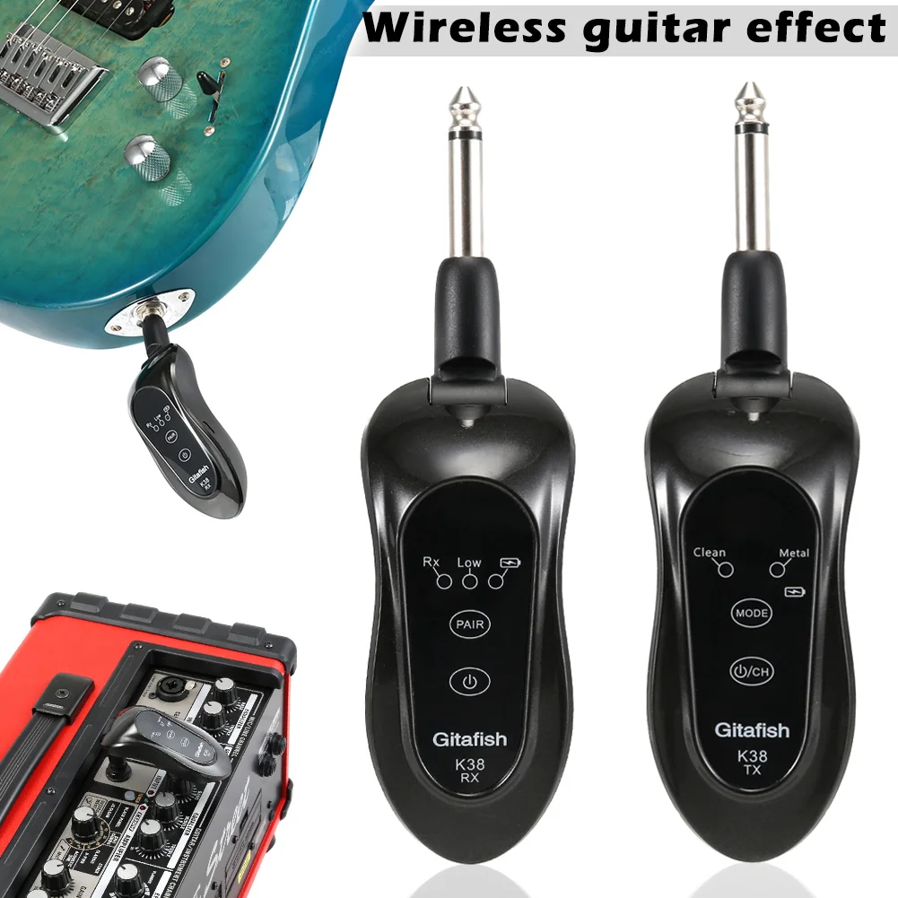 USB Rechargeable Wireless Guitar Effectors with Multi-sound Effects Amp Guitar Accessories DC112
USB Rechargeable Wireless Guitar Effectors with Multi-sound Effects Amp Guitar Accessories DC112