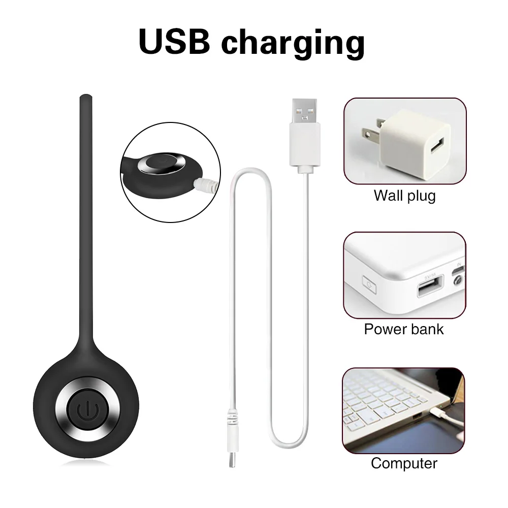 Vibrator for Men Masturbator Urethral Dilator Penis Plug Vibrating Prostate Massage Plug Male Masturbator Erotic Adult Sex Toys (6)