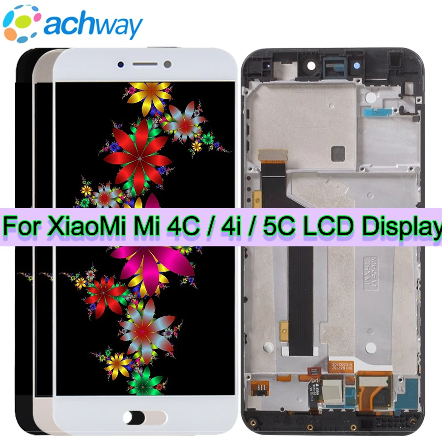 100 テスト Xiaomi Mi 4i 液晶 5c ディスプレイタッチスクリーンデジタイザ Replace Mi 4i フレームと Lcd Xiaomi Mi 4c Lcd ディスプレイ Lcdディスプレイ 5c Lcdディスプレイ5c液晶 Gooum