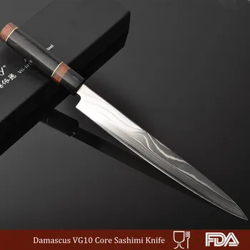 30cm Professional Damascus Chef Kitchen VG10 Core Knife Fish/Salmon Slicer Sushimi/Sushi Durable Corrosion Resistance 13.3G
30cm Professional Damascus Chef Kitchen VG10 Core Knife Fish/Salmon Slicer Sushimi/Sushi Durable Corrosion Resistance 13.3G
