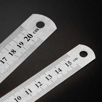 15cm 20cm 30cm Stainless Steel Metal Ruler Metric Rule Precision Double Sided Measuring Tool Wholesale
15cm 20cm 30cm Stainless Steel Metal Ruler Metric Rule Precision Double Sided Measuring Tool Wholesale