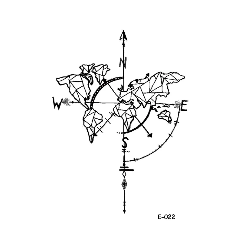 WYUEN Waterproof World Map Temporary Tattoo Sticker Women Body Art New Design Gem Mountain Universe Fake Men Tattoos EE-002
WYUEN Waterproof World Map Temporary Tattoo Sticker Women Body Art New Design Gem Mountain Universe Fake Men Tattoos EE-002