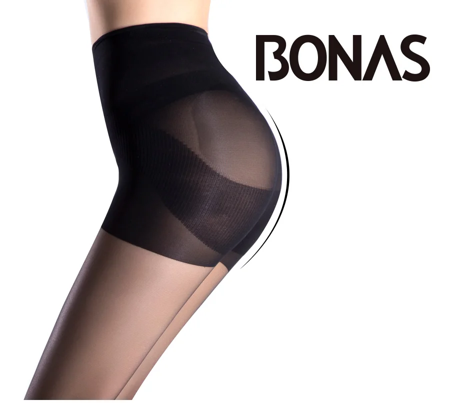 BONAS Summer Style Cheap Tights Women Solid Color Hosiery Nylon Pantyhose Women's Fashion Elasticity Spandex Resistant Tights 13