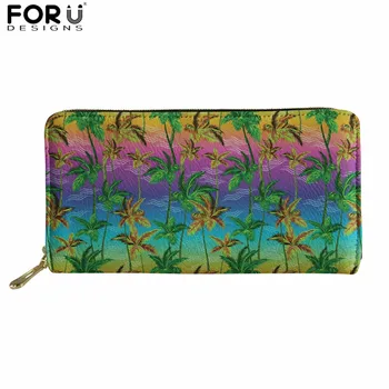 FORUDESIGNS Palm Tree Leaf Women Long Wallet High Quality Leather Women Purse Card Holder Party Phone Bags Carteira Feminina
FORUDESIGNS Palm Tree Leaf Women Long Wallet High Quality Leather Women Purse Card Holder Party Phone Bags Carteira Feminina