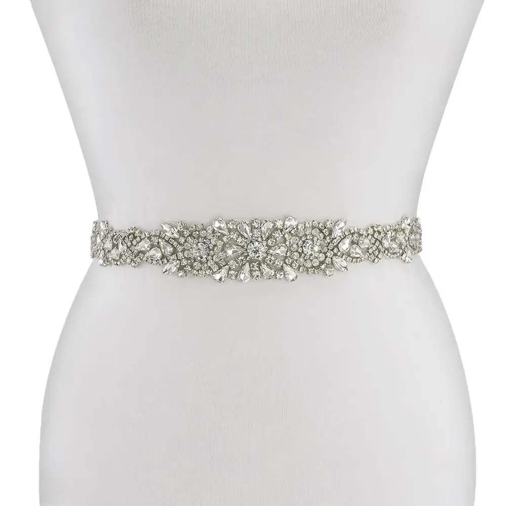 MissRDress Wedding Belt Rhinestones Handmade Dress Accessories Marriage Bridal Sashes Waistband JK867 | Свадьбы и торжества