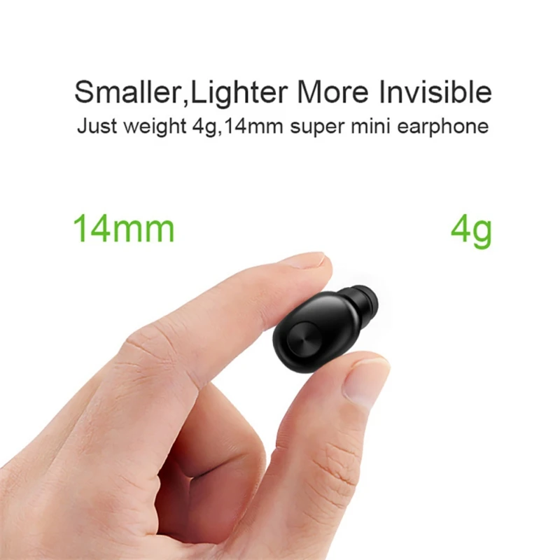 Wireless Bluetooth Headset Invisible Mini With 700 mAh Charging Box Stereo Mini Earphone
Wireless Bluetooth Headset Invisible Mini With 700 mAh Charging Box Stereo Mini Earphone