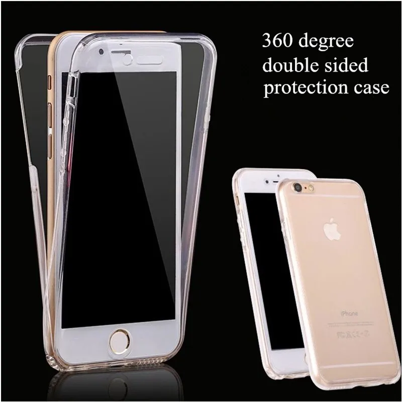 360 degree double sided TPU phone case for iphone x xs max xr ultrathin transparent soft case for iphone 6 6s 5 5s SE 8 7 plus
360 degree double sided TPU phone case for iphone x xs max xr ultrathin transparent soft case for iphone 6 6s 5 5s SE 8 7 plus