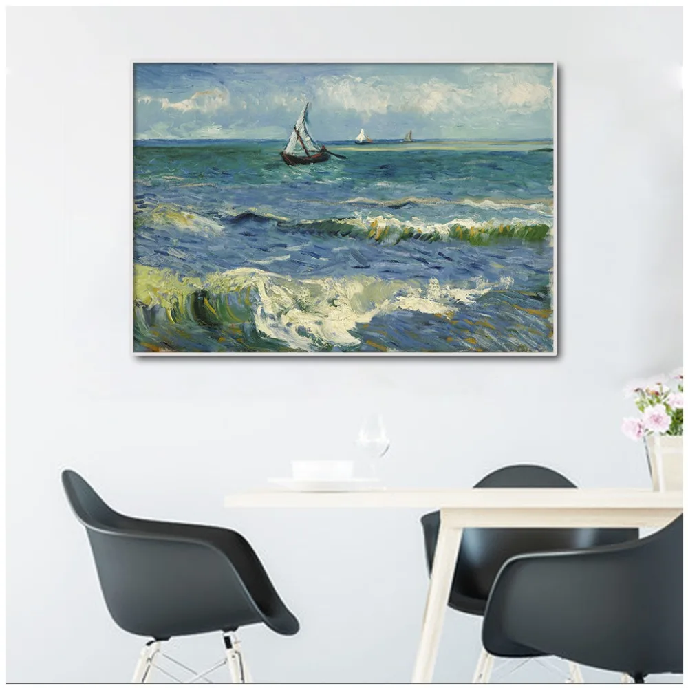 Vincent Van Gogh Famous Artist Sea Landscape Oil Canvas Poster Print Impressionism Big Wall Picture Home Decor Painting
Vincent Van Gogh Famous Artist Sea Landscape Oil Canvas Poster Print Impressionism Big Wall Picture Home Decor Painting