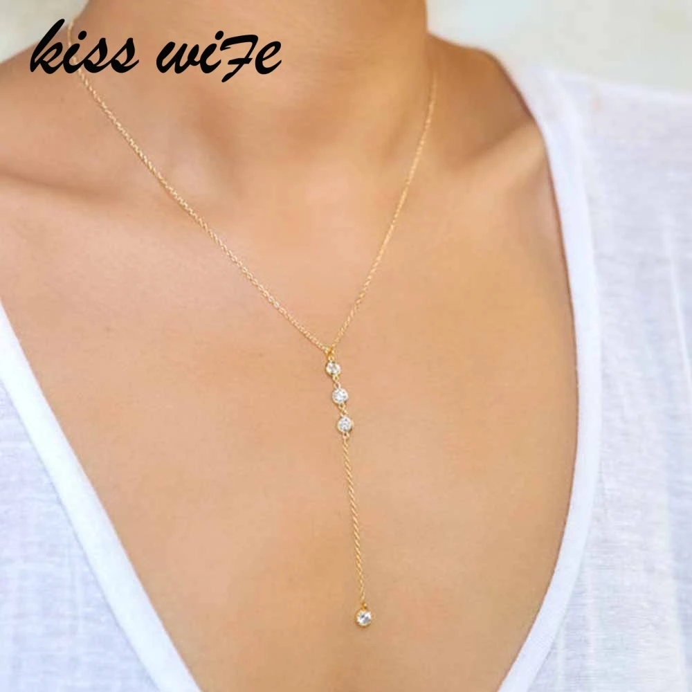 Женское длинное ожерелье с кристаллами|y necklace|long necklacenecklace long |