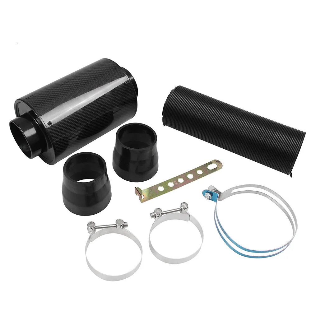Universal Racing Air Filter Box Carbon Fiber Cold Feed Induction Kit Air Intake Kit IP009
Universal Racing Air Filter Box Carbon Fiber Cold Feed Induction Kit Air Intake Kit IP009
