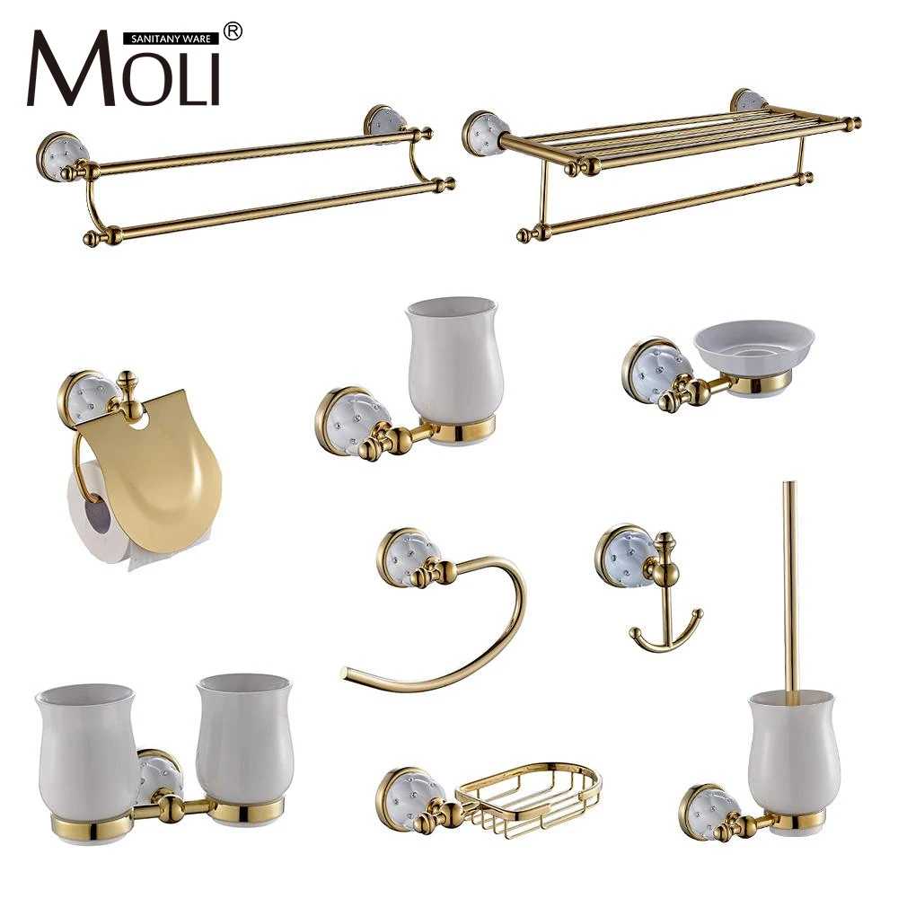 Compra accesorios de baño de lujo online al por mayor de China