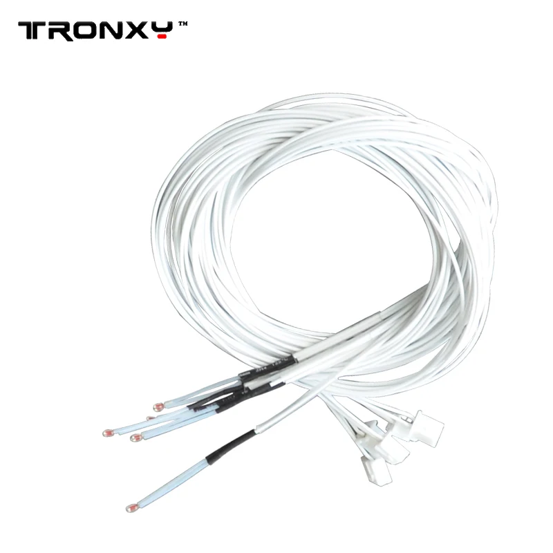 Tronxy prusa i3 3D printer parts NTC 3950 thermistors 100K ohm120 imprimante 3d parts used Extruder hot bed DIY 3d-printer kit
Tronxy prusa i3 3D printer parts NTC 3950 thermistors 100K ohm120 imprimante 3d parts used Extruder hot bed DIY 3d-printer kit