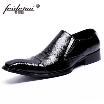 Plus Size Italian Designer Pointed Toe Slip on Man Wedding Banquet Loafers Patent Leather Handmade Men's Casual Shoes SL441
Plus Size Italian Designer Pointed Toe Slip on Man Wedding Banquet Loafers Patent Leather Handmade Men's Casual Shoes SL441