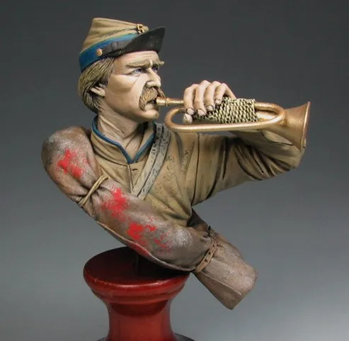 1/9 Scale Models of the American civil war blow bugler Resin Model Free Shipping
1/9 Scale Models of the American civil war blow bugler Resin Model Free Shipping