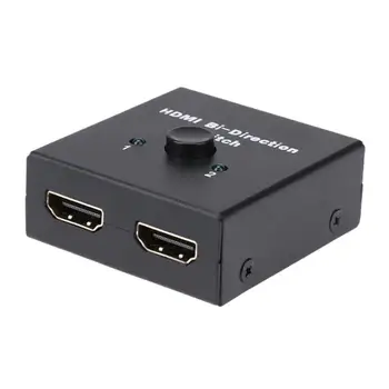 HDMI Bi-Direction Swich Splitter Female to Female 3D 1.4V 2 Port HDMI 2x1 Switch Switcher or 1x2 Splitter for PC
HDMI Bi-Direction Swich Splitter Female to Female 3D 1.4V 2 Port HDMI 2x1 Switch Switcher or 1x2 Splitter for PC