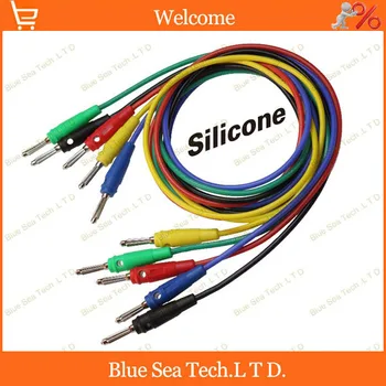 5pcs 1M five color multimeter pen extension test line with 4mm banana plug 14 AWG Ultra soft silicone cable Free Shipping
5pcs 1M five color multimeter pen extension test line with 4mm banana plug 14 AWG Ultra soft silicone cable Free Shipping