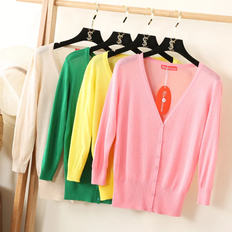 Outside full sleeved knit sweater shawls small sun protection clothing summer air-conditioned thin women's cardigan 18182
Outside full sleeved knit sweater shawls small sun protection clothing summer air-conditioned thin women's cardigan 18182