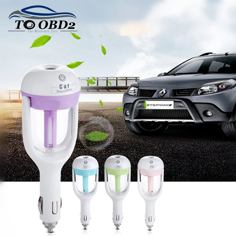 

Best Quality Auto Aroma Diffuser Charger Car Humidifier Air Purifier Auto Mist Fogger Air Fresheners Oxygen Bar Steam Fragrance