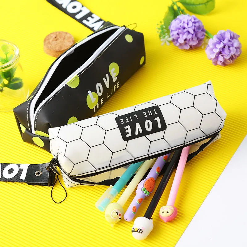 Pencil Case Cute Creative Lanyard Pencilcase Lager Capacity Leather Pen Bags For Girls Gift School Supplies Kawaii Stationery
Pencil Case Cute Creative Lanyard Pencilcase Lager Capacity Leather Pen Bags For Girls Gift School Supplies Kawaii Stationery
