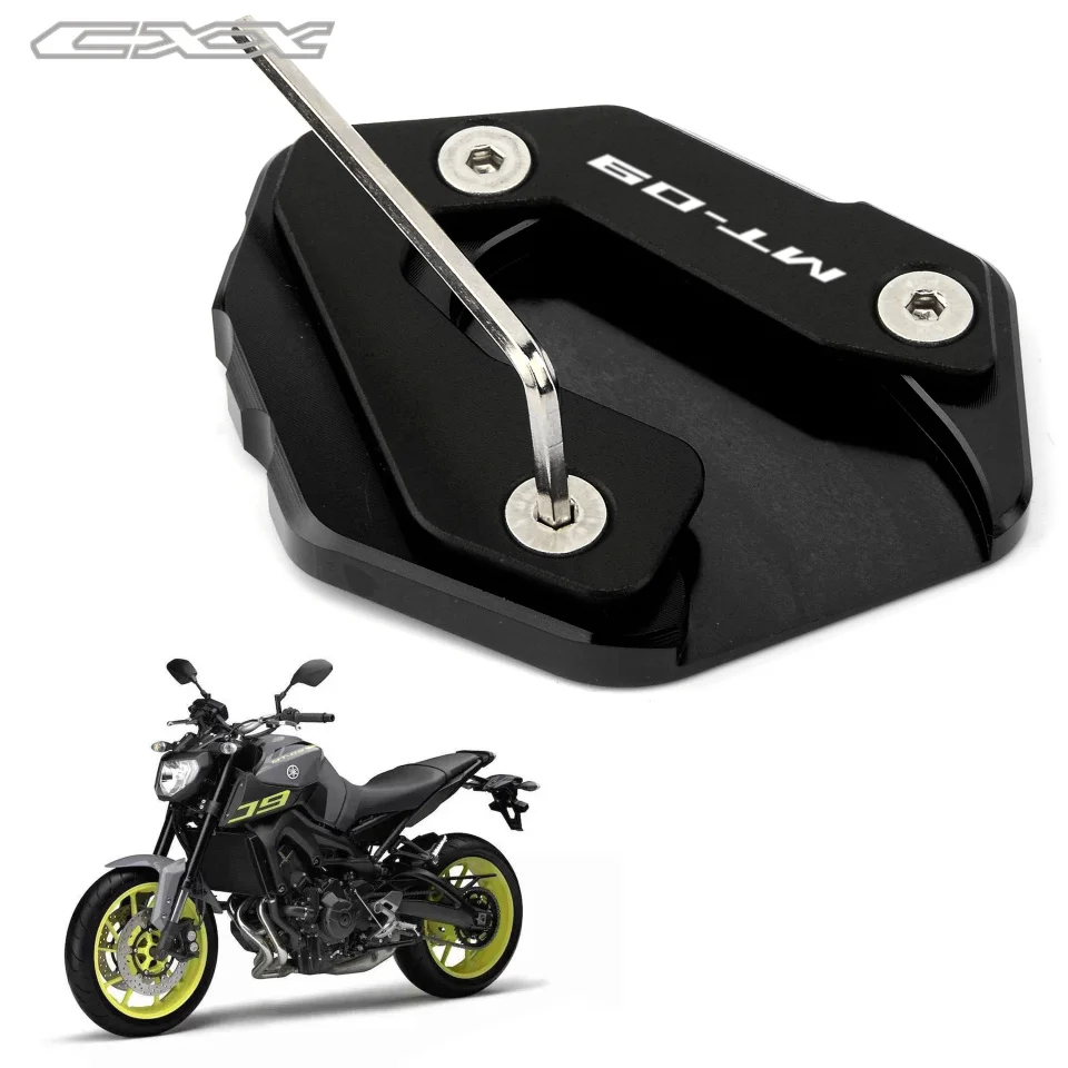Motorcycle CNC Aluminum Side Stand Plate Enlarge Extension For YAMAHA MT-09 MT09 2015 2016 2017
Motorcycle CNC Aluminum Side Stand Plate Enlarge Extension For YAMAHA MT-09 MT09 2015 2016 2017