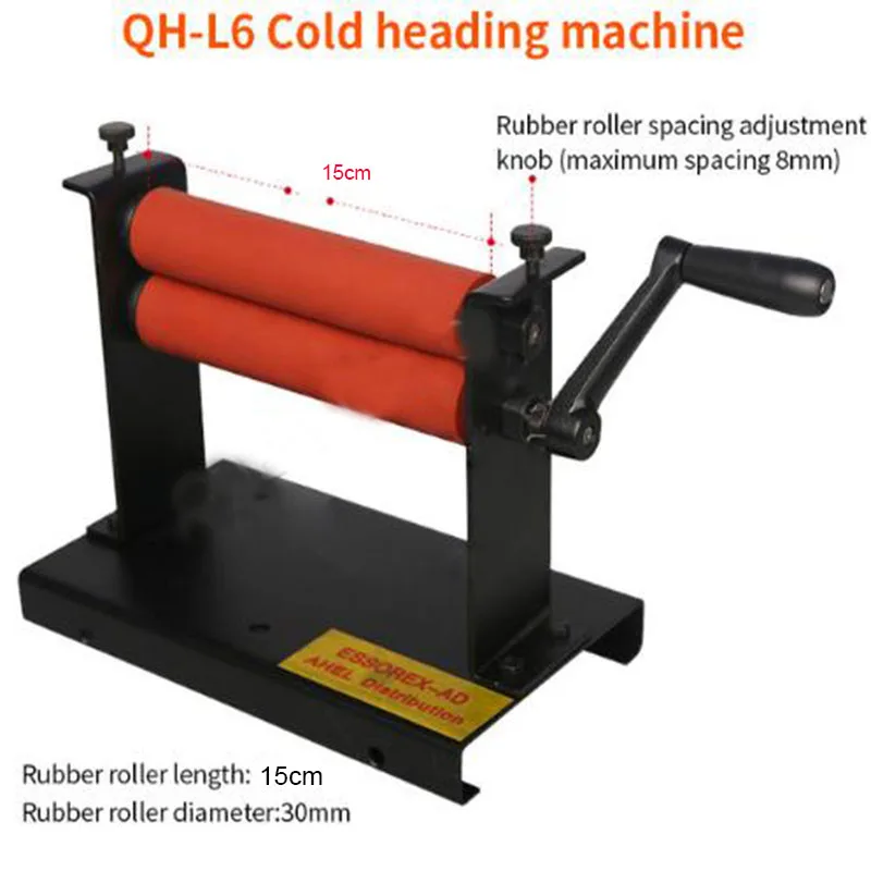 Manual Cold Roll Laminator QH-L6 Cold Heading Machine 15cm Rubber Roller Length Laminating Machine 1pc
Manual Cold Roll Laminator QH-L6 Cold Heading Machine 15cm Rubber Roller Length Laminating Machine 1pc