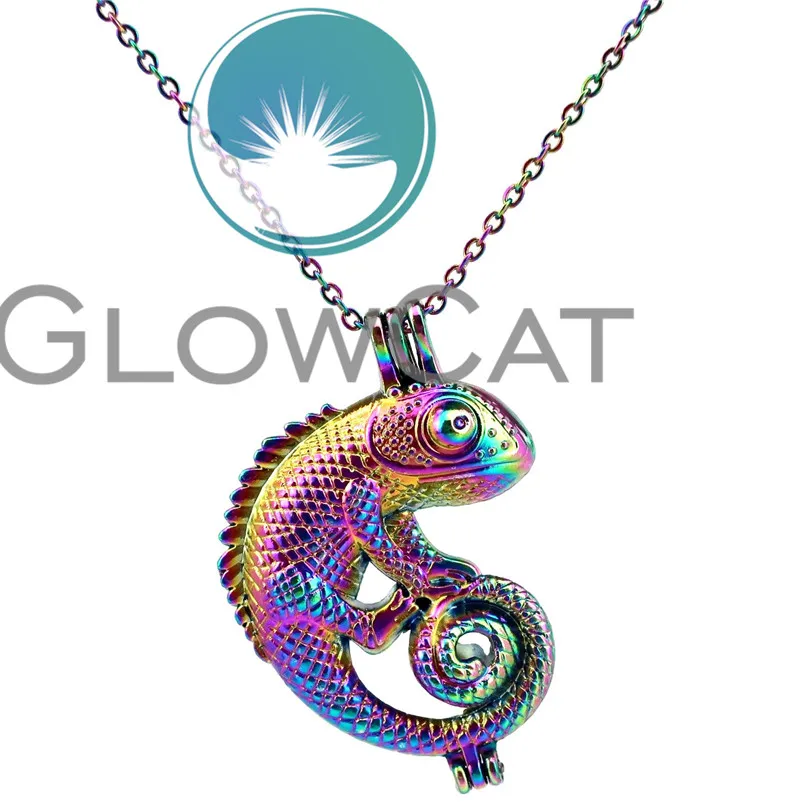 CC240 Rainbow Colors Animal Lizard Beads Cage Pendant Essential Oil Diffuser Aromatherapy Pearl Cage Locket Necklace
CC240 Rainbow Colors Animal Lizard Beads Cage Pendant Essential Oil Diffuser Aromatherapy Pearl Cage Locket Necklace
