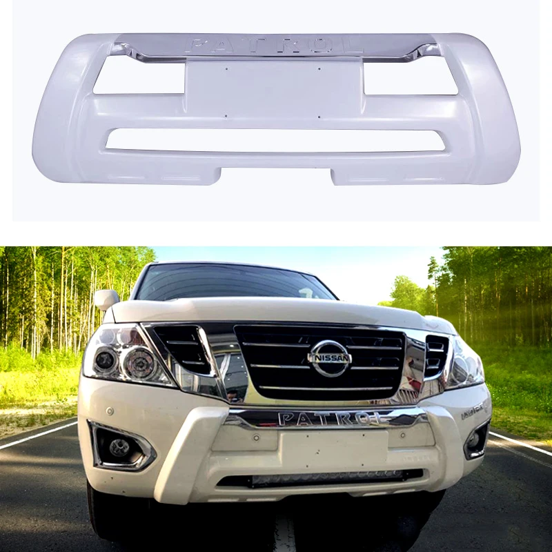 Fit For Nissan Patrol Y62 2012-2018 Front + Rear Bumper Diffuser Bumpers Lip Protector Guard skid plate ABS And Stainless steel
Fit For Nissan Patrol Y62 2012-2018 Front + Rear Bumper Diffuser Bumpers Lip Protector Guard skid plate ABS And Stainless steel