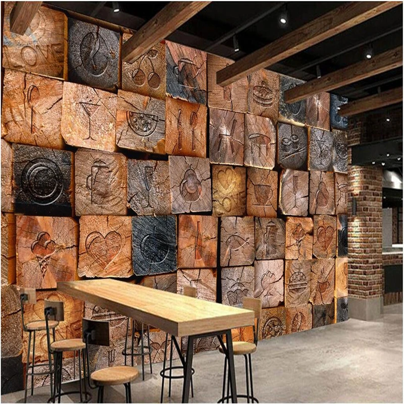 beibehang Customize any size Mural Retro Nostalgic 3D Wooden Wooden Wallpaper Wall papel de parede para quarto
beibehang Customize any size Mural Retro Nostalgic 3D Wooden Wooden Wallpaper Wall papel de parede para quarto