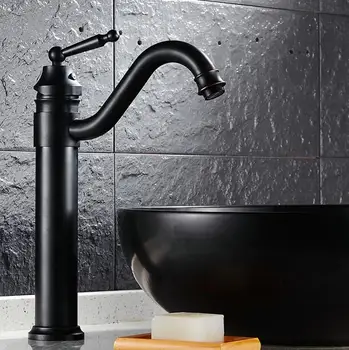 Free Shipping Solid Brass Bathroom Sink Basin Faucet Black Brass Ceramic Handle Retro Style Mixer Tap Deck Mounted 6232
Free Shipping Solid Brass Bathroom Sink Basin Faucet Black Brass Ceramic Handle Retro Style Mixer Tap Deck Mounted 6232