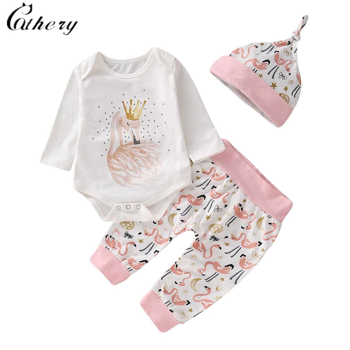 Cathery Fashion Unicorn Autumn Newborn Toddler Baby Girls Romper+Long Pants+Hats Outfit 3Pcs Clothes
Cathery Fashion Unicorn Autumn Newborn Toddler Baby Girls Romper+Long Pants+Hats Outfit 3Pcs Clothes