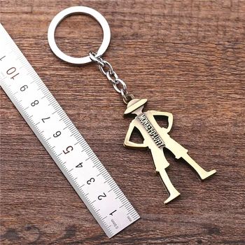 Julie 10Pcs/lot One Piece Keychain Monkey D Luffy Figure Model Brown Alloy Key Ring Holder Cosplay Jewelry porte clef Chaveiro
Julie 10Pcs/lot One Piece Keychain Monkey D Luffy Figure Model Brown Alloy Key Ring Holder Cosplay Jewelry porte clef Chaveiro