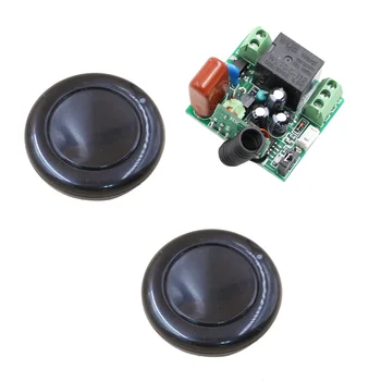 AC 220V Remote Control Switch Wireless Remote Switch 10A 1CH Relay Receiver + 2 Black button Transmitter For Light Lamp LED
AC 220V Remote Control Switch Wireless Remote Switch 10A 1CH Relay Receiver + 2 Black button Transmitter For Light Lamp LED
