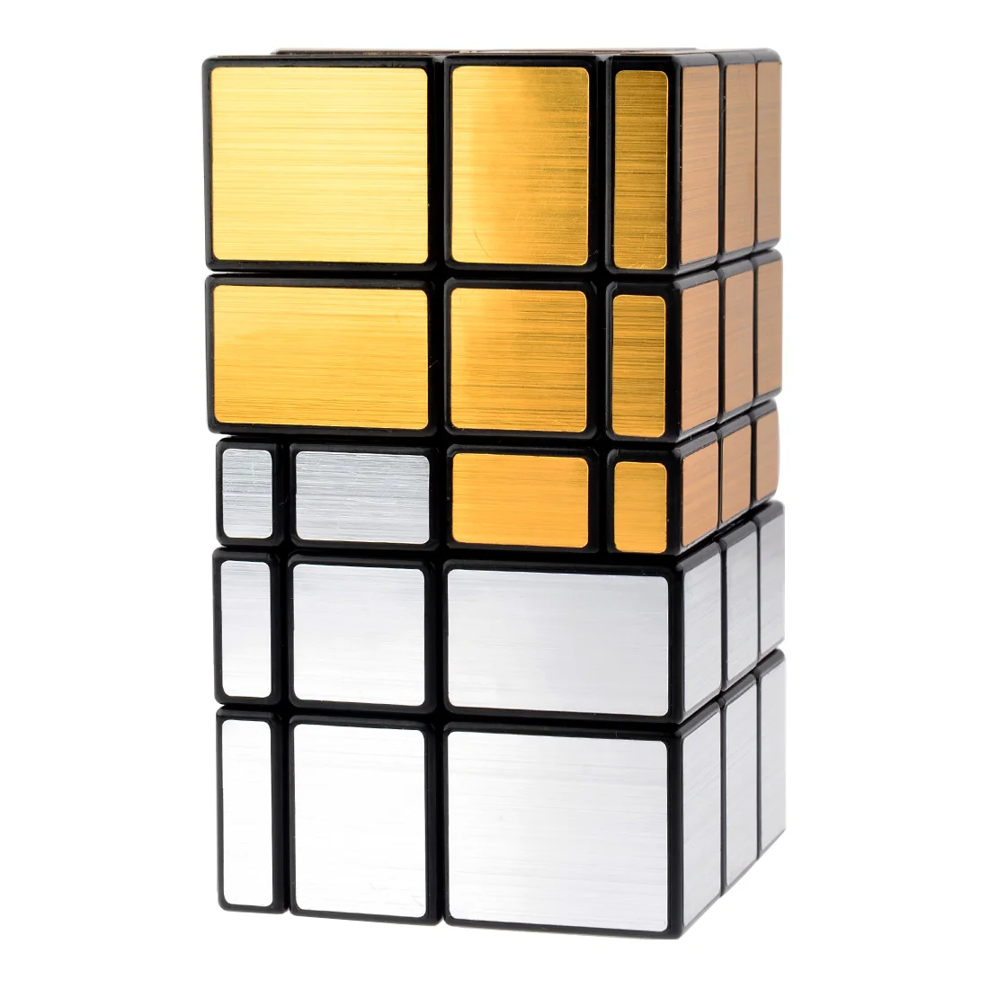 Conjoined Double 3X3X5 Magic Cube Mirror Cube Bump Cube - Black Body/Golden Silver Sticker
Conjoined Double 3X3X5 Magic Cube Mirror Cube Bump Cube - Black Body/Golden Silver Sticker