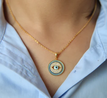 3 color round disco charm enamel eye 925 sterling silver fine jewelry top quality full stone paved luxury lucky women necklace
3 color round disco charm enamel eye 925 sterling silver fine jewelry top quality full stone paved luxury lucky women necklace