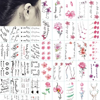 30 pcs Literary Fresh Letters Flowers Stars Tattoo Sticker Temporary Tatto Body Art Supplies Party Decoration Tatoo For Girl Men
30 pcs Literary Fresh Letters Flowers Stars Tattoo Sticker Temporary Tatto Body Art Supplies Party Decoration Tatoo For Girl Men