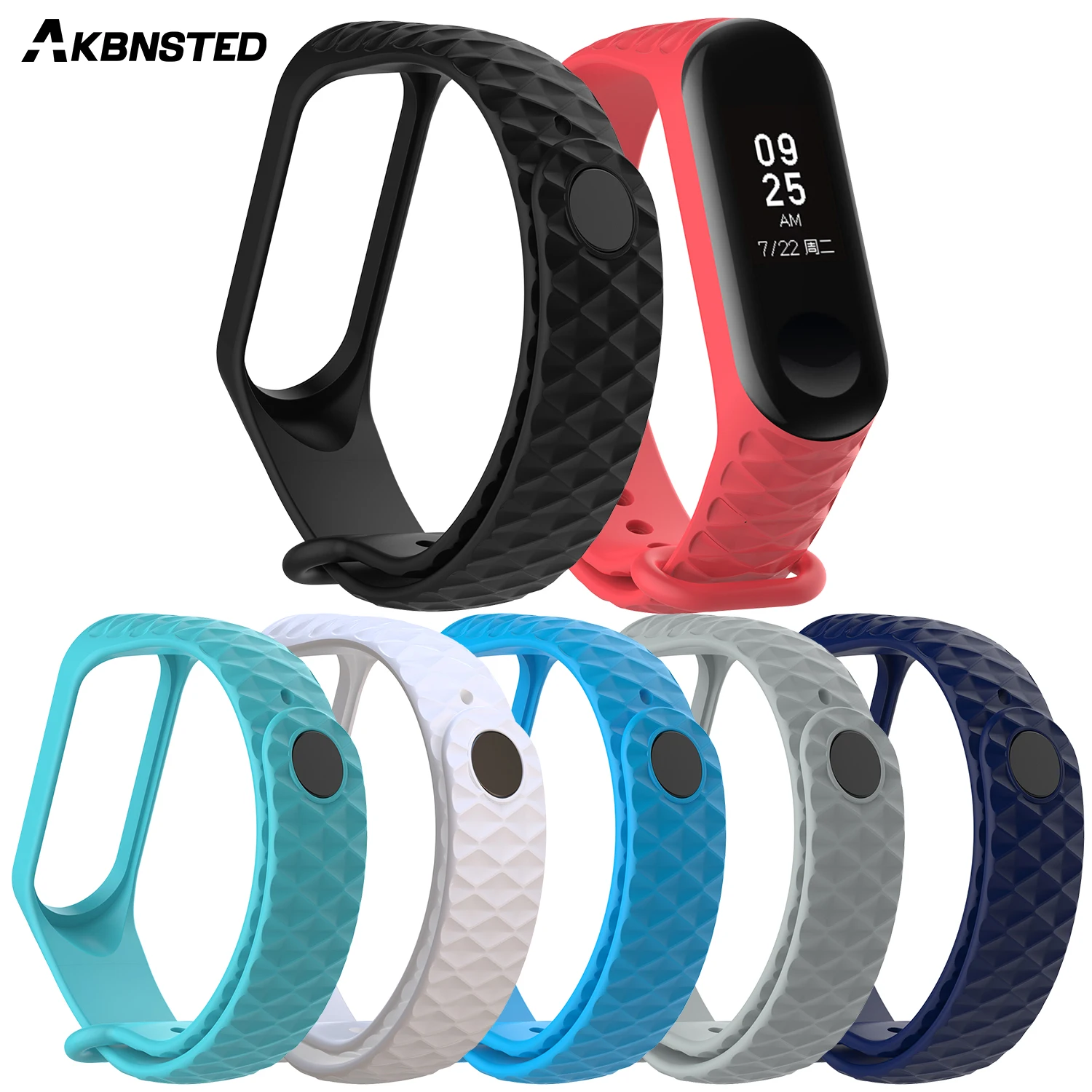 AKBNSTED Soft Silicone Watch Strap For Mi Band 3 Wristband Smart Bracelet Wrist Band Watchband For Xiaomi Mi Band 3 Accessories
AKBNSTED Soft Silicone Watch Strap For Mi Band 3 Wristband Smart Bracelet Wrist Band Watchband For Xiaomi Mi Band 3 Accessories
