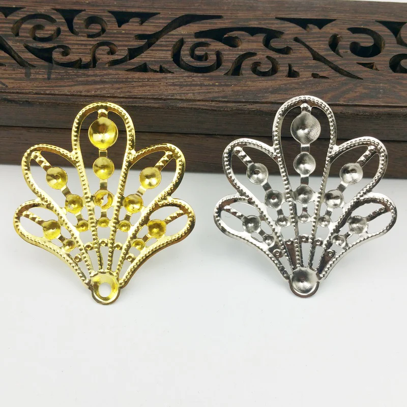 20pcs 40x45mm Filigree flower Wraps Metal Charms For Embellishment Scrapbook DIY Jewelry Metal Craft ear accessories
20pcs 40x45mm Filigree flower Wraps Metal Charms For Embellishment Scrapbook DIY Jewelry Metal Craft ear accessories