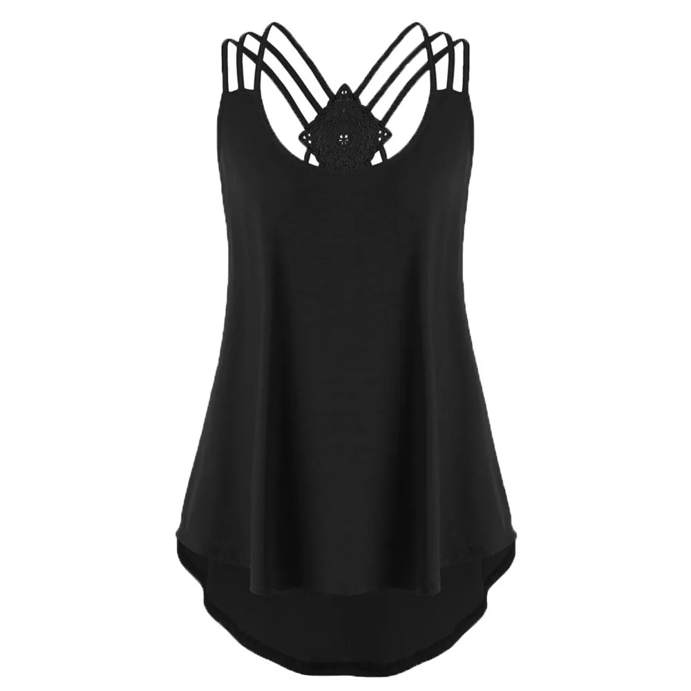 Ladies' Bandages Sleeveless Vest Top High Low Tank Top Notes Strappy Tank Tops New Arrival shirt wome summer tops for women #A
Ladies' Bandages Sleeveless Vest Top High Low Tank Top Notes Strappy Tank Tops New Arrival shirt wome summer tops for women #A
