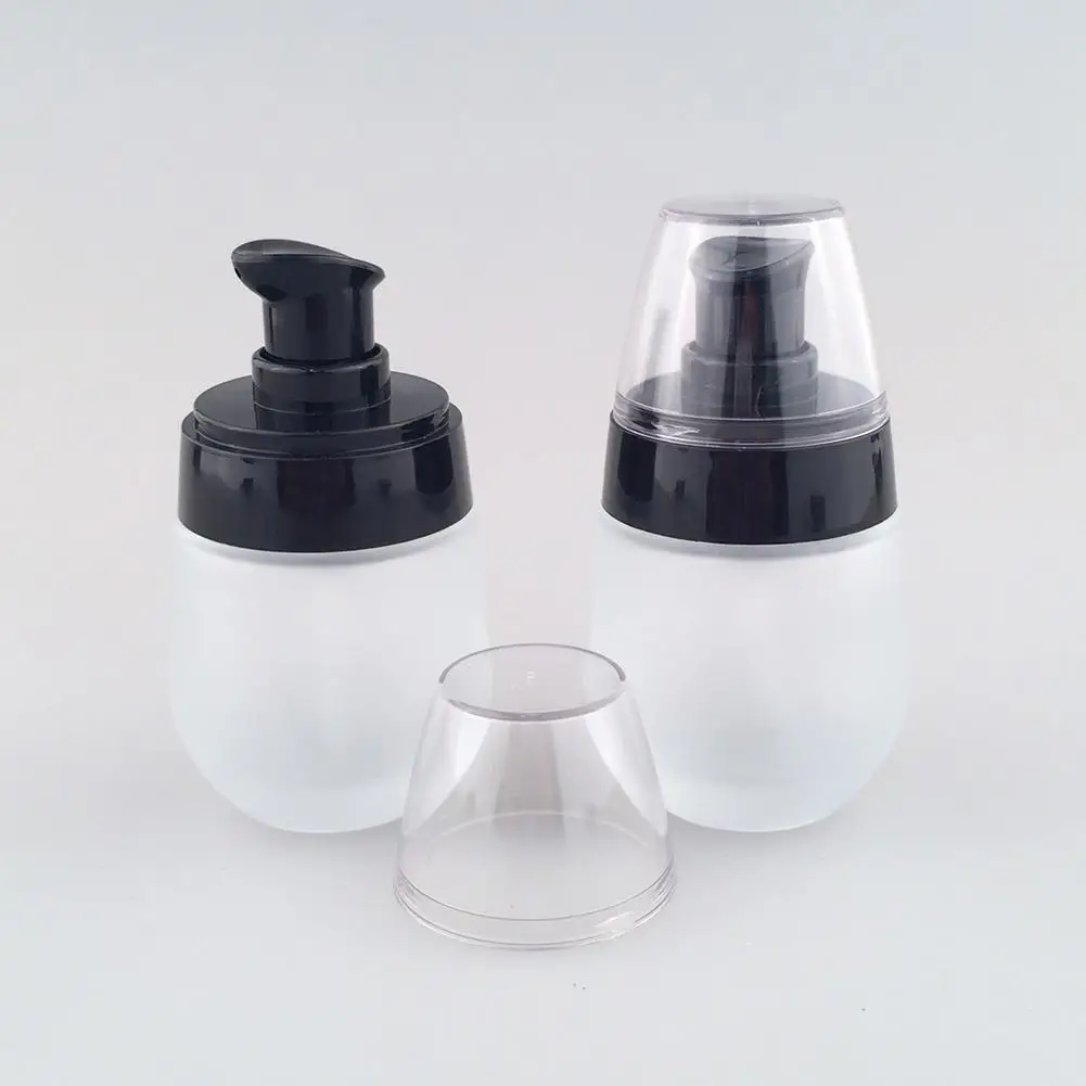 Clear Glass Empty Bottles Refillable Travel Press Pump Cream Lotion Dispenser Cosmetic Containers
Clear Glass Empty Bottles Refillable Travel Press Pump Cream Lotion Dispenser Cosmetic Containers