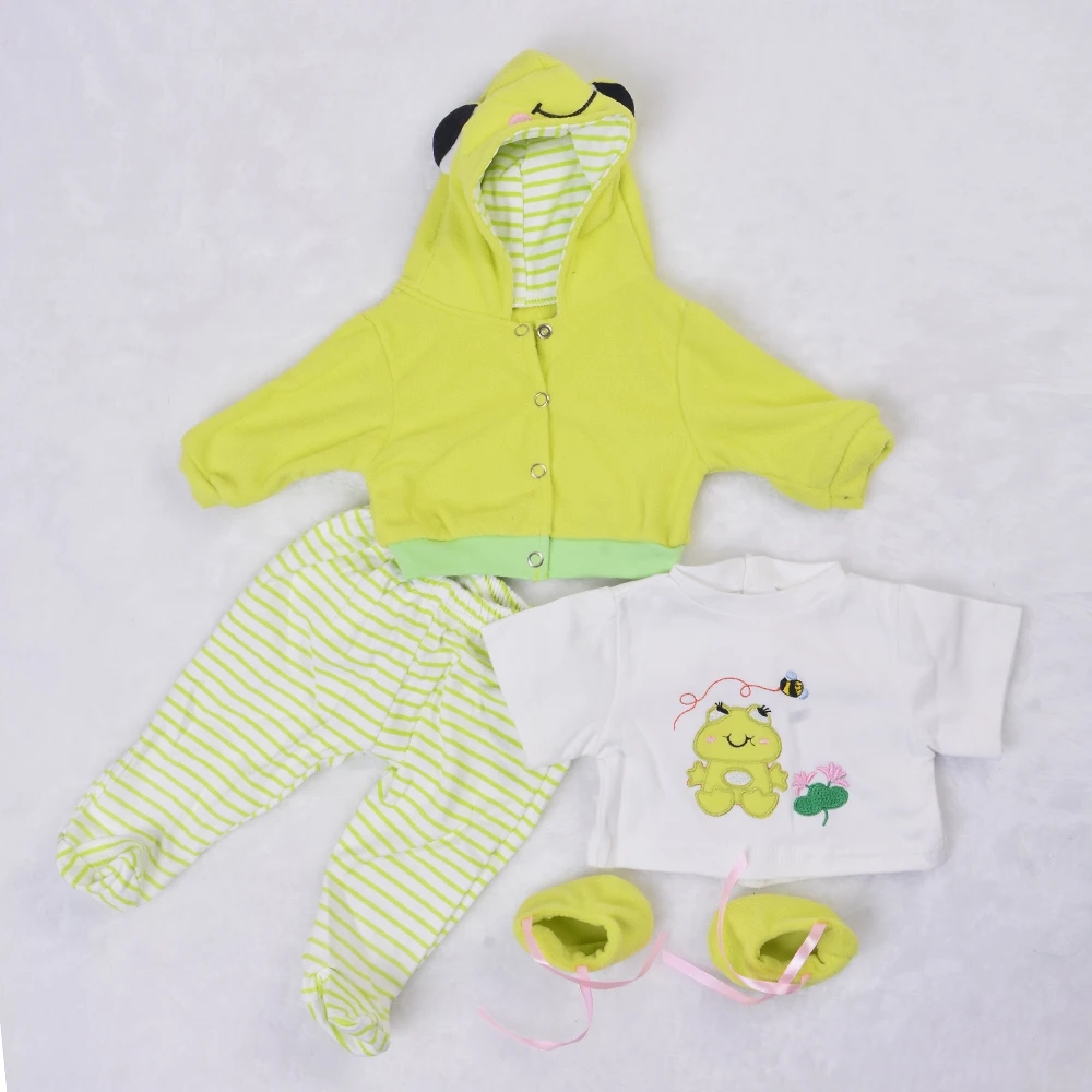 KEIUMI 22-23 inch Baby Boy Clothes New Fashion Baby Clothes Cosplay Green Frog For 55-57 cm Babies Accessories Birthday Gifts
KEIUMI 22-23 inch Baby Boy Clothes New Fashion Baby Clothes Cosplay Green Frog For 55-57 cm Babies Accessories Birthday Gifts