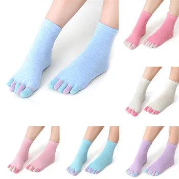 2019 Womens special Five-toe design Cotton Colorful Non Slip Massage Toe Socks Full Grip With Socks Heel A1
2019 Womens special Five-toe design Cotton Colorful Non Slip Massage Toe Socks Full Grip With Socks Heel A1