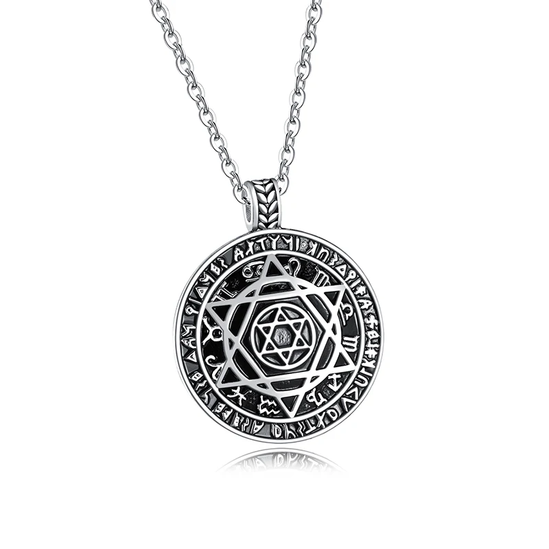 Fashion Men Pendants Necklaces King Solomon Seal Punk Vintage Star Personalized Exquisite Metal Star Jewelry Gift For Boyfriends
Fashion Men Pendants Necklaces King Solomon Seal Punk Vintage Star Personalized Exquisite Metal Star Jewelry Gift For Boyfriends