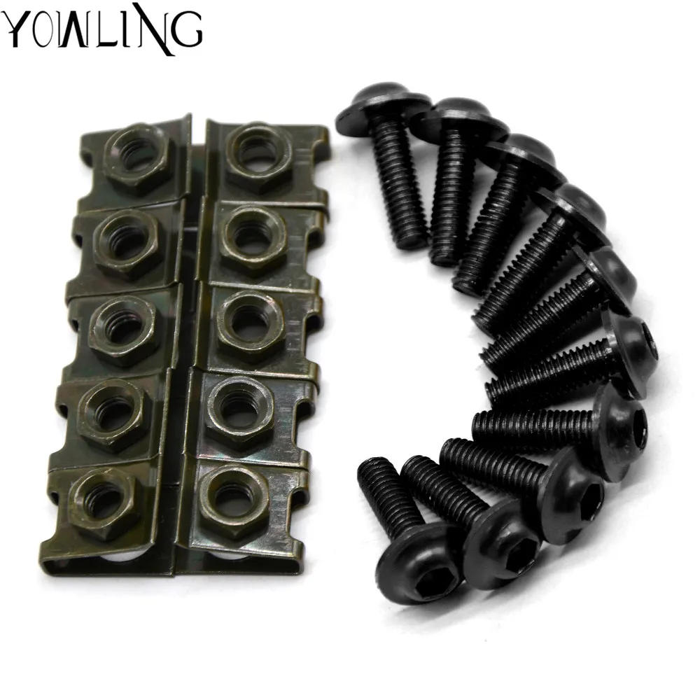 5pcs Fairing Body Work Bolts M6 Spire Speed Fastener Clips Screws Spring Nuts for Harley Aprilia Honda CBR 600RR 900RR CBR600F
5pcs Fairing Body Work Bolts M6 Spire Speed Fastener Clips Screws Spring Nuts for Harley Aprilia Honda CBR 600RR 900RR CBR600F